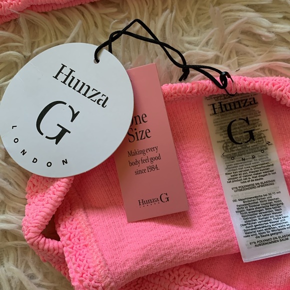NWT Hunza G bikini set in bubblegum - Picture 8 of 8